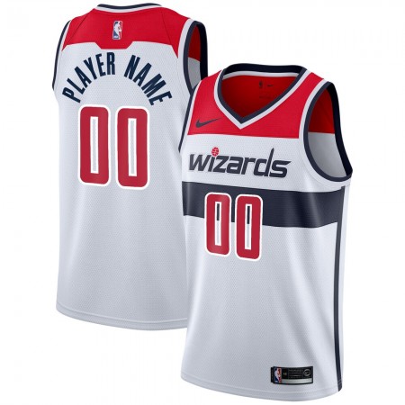 Herren NBA Washington Wizards Trikot Benutzerdefinierte Nike 2020-2021 Association Edition Swingman